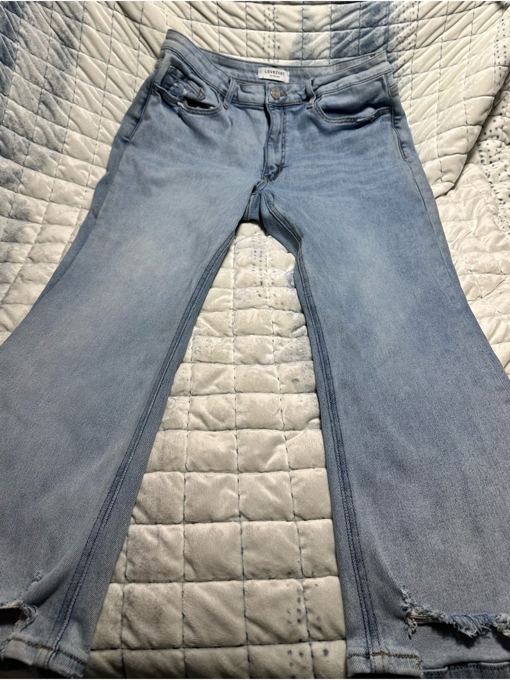 Light Blue Wide Leg Jeans